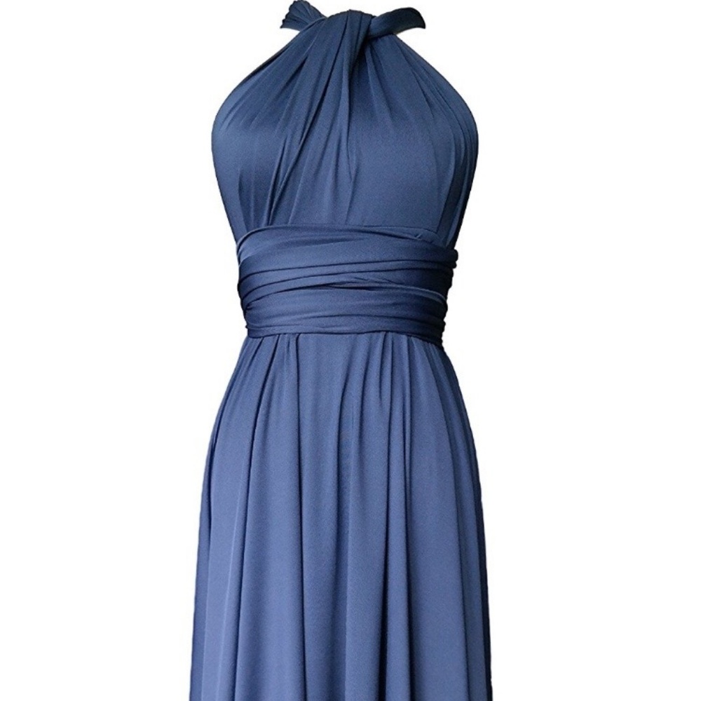 Knee Length Convertible Bridesmaids/Cocktail Dress